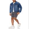 Amazon Essentials Men's 9" Elastic Waist Cargo Shorts, Dark Grey, Small view 4