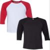 Canvas Bella Mens Triblend 3/4-Sleeve Baseball T-Shirt (3200) 2 Pack view 1