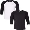 Canvas Bella Mens Triblend 3/4-Sleeve Baseball T-Shirt (3200) 2 Pack view 1