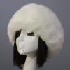 YASHANG Women Fur Headband Faux Furry Neck Ears Warmer Cossack Elastic Soft Hairband Hat White view 2
