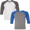 Canvas Bella Mens Triblend 3/4-Sleeve Baseball T-Shirt (3200) 2 Pack view 1