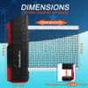 Comesee Retractable Ping Pong Net for Any Table, Table Tennis Nets and Posts Equipment for Replacement (Black) view 3