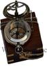 Personalized Brass Sundial Compass - Engraved, Antique Finish - Corrosion Resistant - 3 Inch - Dad Gift view 3