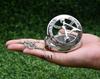 Personalized Brass Sundial Compass - Engraved, Antique Finish - Corrosion Resistant - 3 Inch - Dad Gift view 4