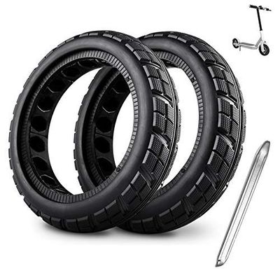 FOXNSK 8.5 Inch Explosion-Proof Solid Scooter Wheel Set for Xiaomi M365/Pro Electric Scooter, Replacement Tire with Tire Lever