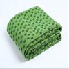 IntoBetterLife IBL-Yoga Towel, Hot Yoga Mat Towel - Sweat Absorbing Non-Slip for Hot Yoga, Pilates and Workout, 24x72 inches with Grip Dots (Green) view 2