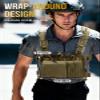 OneTigris Triple Mag Pouch with Utility Pouch Tactical Placard for M4 Magazines & Pistol Magazines view 2