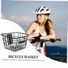 BESPORTBLE Folding Bicycle Basket Bike Front Back Iron Art Container Basket Removable Riding Storage Cycling Supplies for Women Men view 3