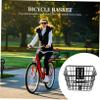BESPORTBLE Folding Bicycle Basket Bike Front Back Iron Art Container Basket Removable Riding Storage Cycling Supplies for Women Men view 4
