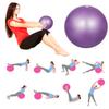 Doryum 2 pcs Soft Pilates Balls 9 inch / 23 cm Exercise Balance Ball Gym Fitness Ball Perfect for Pilates,Yoga, Core Training and Physical Therapy - Pink & Purple (Pink + Blue) view 3