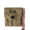 WWII US 1911 Colt .45 M1943 Canvas Double Magazine Pouch (Khaki) view 3