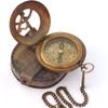 Compass Sundial for Dad Compass Compass Engarved Antique Compass Custom Gift Brass Sundial Compass Fathers Day, dad Gift view 2