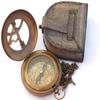 Compass Sundial for Dad Compass Compass Engarved Antique Compass Custom Gift Brass Sundial Compass Fathers Day, dad Gift view 3