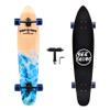 42 Inch Longboard Skateboard Complete Cruiser,The Original Artisan Maple Skateboard Cruiser for Cruising, Carving, Free-Style and DownhillSea Wave view 1
