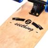 42 Inch Longboard Skateboard Complete Cruiser,The Original Artisan Maple Skateboard Cruiser for Cruising, Carving, Free-Style and DownhillSea Wave view 3