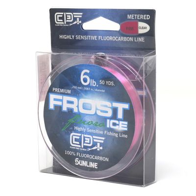 CLAM Pro Tackle 14562 CPT Frost Line Fluorocarbon - 3lb - Metered (Pink/Clr) - 200 Yard