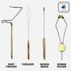 Colorado Angler Fly Tying Kit for Fly Fishing - Fly Tying Kit for Beginners & Enthusiasts, Includes Rotary Fly Tying Vise, Wooden Box and DVD Included view 3