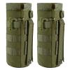 2 Pack Tactical Molle Gear Pouches, Military Back Pouch, Molle Attachments Waterproof Small Utility Pouch (Army Green) view 1