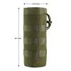 2 Pack Tactical Molle Gear Pouches, Military Back Pouch, Molle Attachments Waterproof Small Utility Pouch (Army Green) view 2