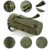 2 Pack Tactical Molle Gear Pouches, Military Back Pouch, Molle Attachments Waterproof Small Utility Pouch (Army Green) view 3