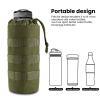 2 Pack Tactical Molle Gear Pouches, Military Back Pouch, Molle Attachments Waterproof Small Utility Pouch (Army Green) view 4