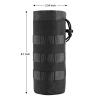 2 Pack Tactical Molle Gear Pouches, Military Back Pouch, Molle Attachments Waterproof Small Utility Pouch (Black) view 2