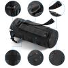 2 Pack Tactical Molle Gear Pouches, Military Back Pouch, Molle Attachments Waterproof Small Utility Pouch (Black) view 3