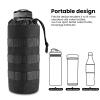 2 Pack Tactical Molle Gear Pouches, Military Back Pouch, Molle Attachments Waterproof Small Utility Pouch (Black) view 4