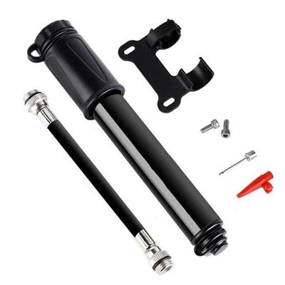 Arinda Mini Portable Bike Pumps High Pressure Inflator Bicycle Basketball Mini Portable Small Pumps with Hose