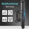 Arinda Mini Portable Bike Pumps High Pressure Inflator Bicycle Basketball Mini Portable Small Pumps with Hose view 4