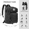 Createy Military Tactical Backpack, Large Army 3 Day Assault Pack 45L Molle Bag Rucksack Bug Out Bag Daypacks with Molle System for Camping Hunting Hiking Traveling view 2