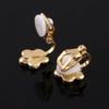Fashion Cute Small Flower Cartoon Clip on Earrings Non Piercing for Women Charm Ear Clip (XHEJ259-Pink flower) view 2