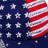 oaesc Patriotic American Flag Baseball Cap USA Bling Sparkle Hat for Women 4th July Summer Sun Cap Blue view 3