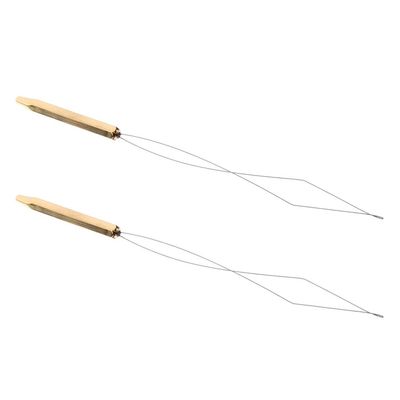 2 Pieces Fly Tying Bobbin Threader Half Hitch
