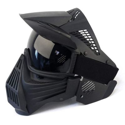 Tactical Mask Airsoft Masks, for Airsoft BB Hunting, CS Game Full Face Tactical Gear, Impact Resistant with Goggles, Motocross Skiing Outdoor Activities