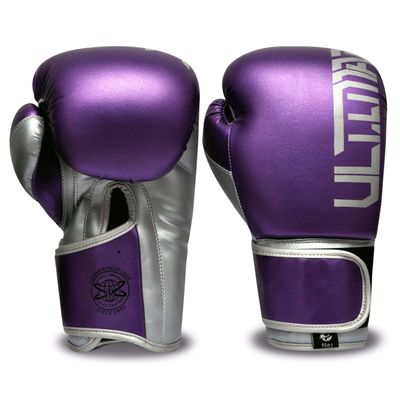 PFG Ultimate Training Boxing Gloves - MMA Muay Thai Training & Bag Work (Purple, 8oz)