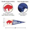 Buffalo Bills Throwback Vintage Retro Pennant Flag view 2