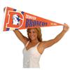 Denver Broncos Throwback Vintage Retro Pennant Flag view 4