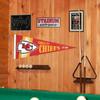 Kansas City Chiefs Throwback Vintage Retro Pennant Flag view 2