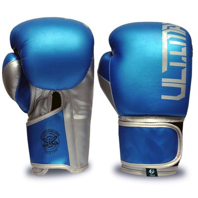 PFG Ultimate Training Boxing Gloves - MMA Muay Thai Training & Bag Work (Blue, 16oz)