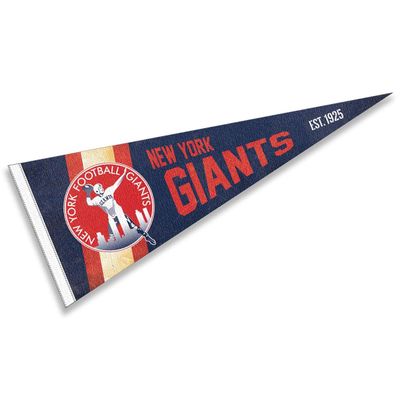 New York Giants Throwback Vintage Retro Pennant Flag