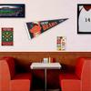 Chicago Bears Throwback Vintage Retro Pennant Flag view 3