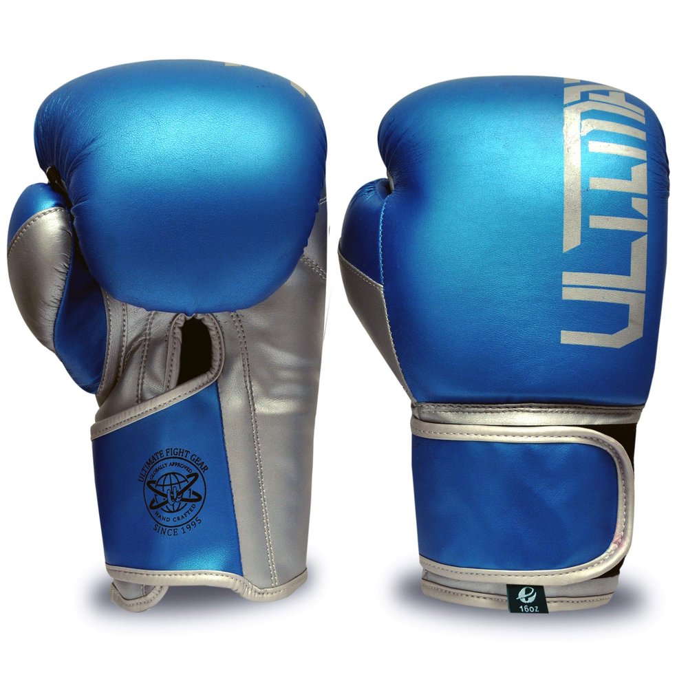 PFG Ultimate Training Boxing Gloves - MMA Muay Thai Training & Bag Work (Blue, 8oz)