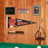 Cincinnati Bengals Throwback Vintage Retro Pennant Flag view 2