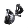 Lancer Tactical Full Face Airsoft Mask with Visor Black view 1