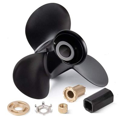 13-3/4 X 15 Aluminum Outboard Propeller Engines 60-125 HP 48-77342A4,15 Spline Tooth,Marine Aluminum Alloy Propeller for Mercury Mariner