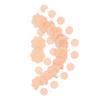 50 Pieces Nipple Cover Breast Covers, Disposable Bra Pad, Breast Pasties Self-Adhesive No Show Bra For Women, by Flashsalestore Beige view 1