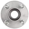 ECCPP Boat Trailer Hub Kit 4 Bolt 1-1/16 L44649 Silver Tapered Spindle Galvanized 2,000 Lbs Axle Kit view 2