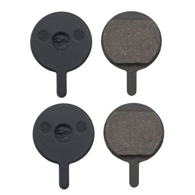 Micro Traders 2 Pairs Mountain Bike Disc Brake Pads Resin Semi-Metallic 4mm Thickness Compatible with PROMAX DC400 DC610 DC610J
