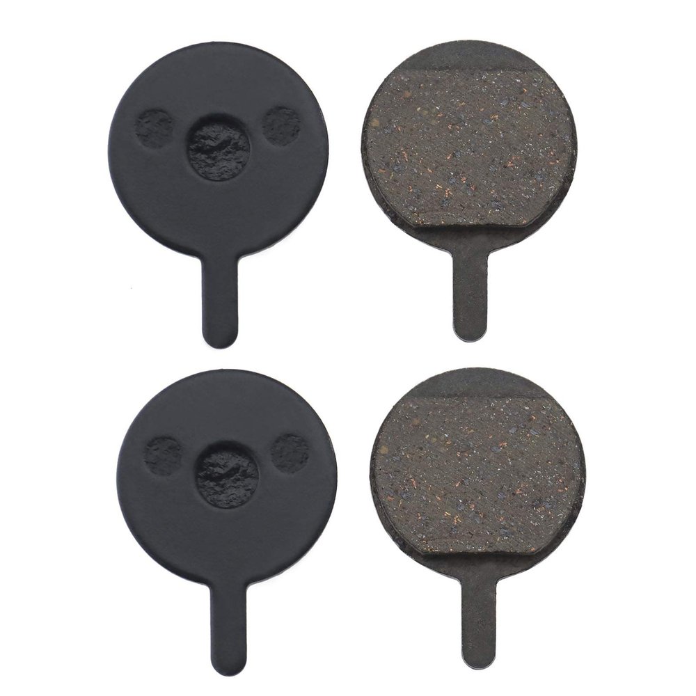 Micro Traders 2 Pairs Mountain Bike Disc Brake Pads Resin Semi-Metallic 4mm Thickness Compatible with PROMAX DC400 DC610 DC610J